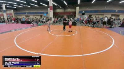 78 lbs Quarterfinal - Tristan Campa, Alamo City Wrestling Club vs Drake Pallan, 3F Wrestling