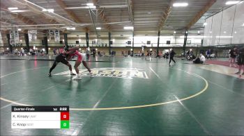 197 lbs Quarterfinal - Kristian Kinsey, UNATTACHED vs Christian Knop, NC State