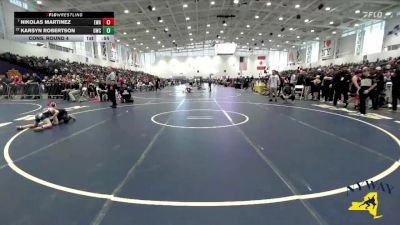 63 lbs Cons. Round 4 - Karsyn Robertson, Gowanda Wrestling Club vs Nikolas Martinez, Empire Wrestling Academy