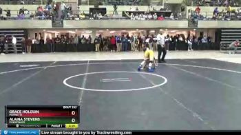 100 lbs Cons. Round 3 - Alaina Stevens, Mukwonago vs Grace Holguin, Marinette