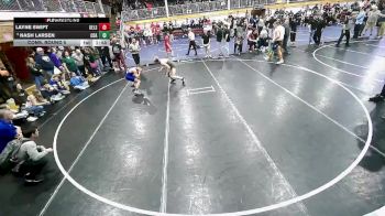 120 lbs Cons. Round 5 - Layne Swift, Kelso vs Nash Larsen, Coeur D`Alene High School