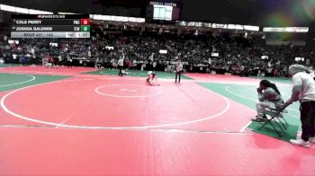 102 lbs Champ. Round 3 - Cole Perry, PWCA vs Joshua Baldwin, TLWA