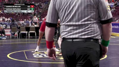 152 lbs First Round - Darius McMillon, Peters Township vs Nathan Replogle, Central York