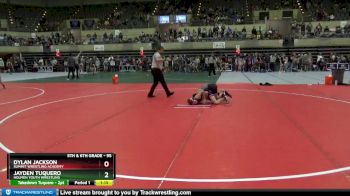 95 lbs Quarterfinal - Jayden Tuquero, Holmen Youth Wrestling vs Dylan Jackson, Summit Wrestling Academy