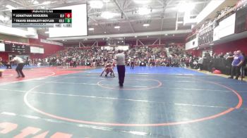 128 lbs Champ. Round 3 - Travis Bramlett-Boyles, Kelseyville vs Jonathan Noguera, Clayton Valley