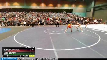 126 lbs Cons. Round 4 - Cairo Plascencia, Central vs Alex Newman, Servite