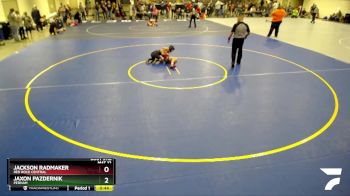 84B Semifinal - Jaxon Pazdernik, Perham vs Jackson Radmaker, Red Rock Central