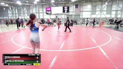 105 lbs Quarterfinal - Teyah Cabinian, HI vs Chevelle Boynton, OR