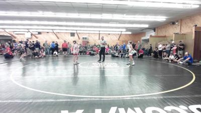 85 lbs Round Of 16 - Troy Migliaccio, Hackettstown vs Milo Pollins, Kingston