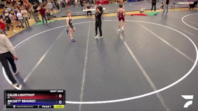 126 lbs Cons. Round 2 - Ashton Charmoli, MN vs Noah Rau, ND