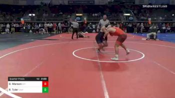 163 lbs Quarterfinal - Donavin Warson, Cry Wolf Wrestling vs Raidyn Tyler, Unattached