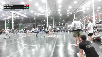 128 lbs Quarterfinal - Aidan Sierra, Parabellum Wrestling Academy- HSC vs Joe Viola, Takedown Sports - HSC