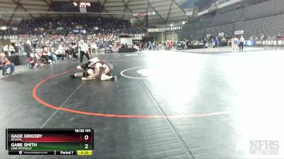 1B/2B 195 3rd Place Match - Gabe Smith, Lind-Ritzville vs Gage Grigsby, Ocosta