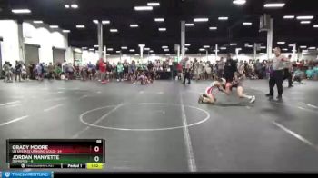 88 lbs Round 1 (8 Team) - Grady Moore, U2 Upstate Uprising Gold vs Jordan Manyette, D3PRIMUS