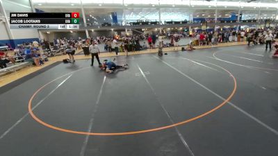 150 lbs Champ. Round 3 - Jacob Lootans, Unattached vs Jin Davis, Unattached