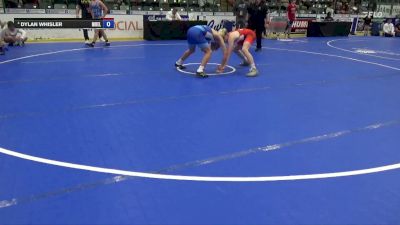 140 lbs Quarters - Luke Hutchinson, Moyer Elite vs Dylan Whisler, Moyer Elite