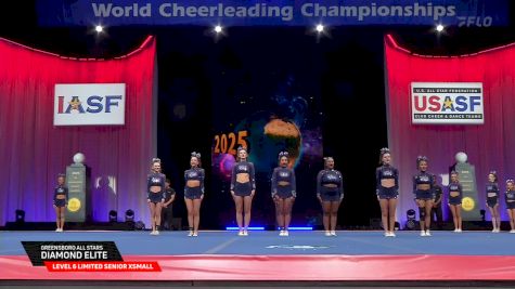Greensboro All Star Cheerleading - Diamond Elite [2025 L6 Limited Senior XSmall Semis] 2025 The Cheerleading Worlds