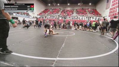120 lbs Round Of 16 - Ferris Gottlich, Crutchmer Wrestling Club vs Paxton Shultz, Smith Wrestling Academy