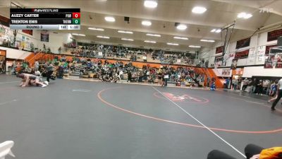 132 lbs Round 3 - Auzzy Carter, Powell Middle School vs Trenton Enis, Thermopolis Middle School