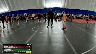 92 lbs Finals (2 Team) - Grady Shea, Crossroads Wrestling vs Max Pulis, Brawler Elite