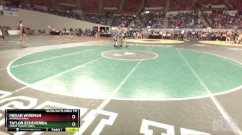 4A/3A/2A/1A Girls 115 Semifinal - Megan Wiseman, Riverside Girls vs Taylor Echeverria, Crook County Girls