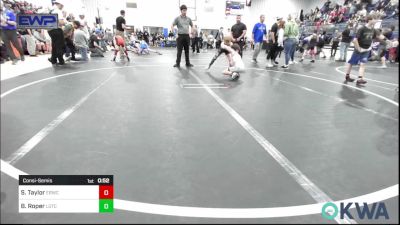 64 lbs Consolation - Shyann Taylor, El Reno Wrestling Club vs Bronx Roper, Lone Grove Takedown Club