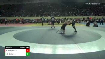 3A-170 lbs Cons. Round 1 - Dason Davis, Marlow vs Ethan Rowland, Mannford