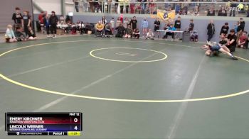 120 lbs 1st Place Match - Lincoln Werner, Interior Grappling Academy vs Emery Kirchner, Marathon Wrestling Club