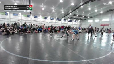 132 lbs Round Robin 3 - Zaine Campbell, Freakztyle Wrestling - HS vs Benjamin Dziuban, The Plumbers - HS