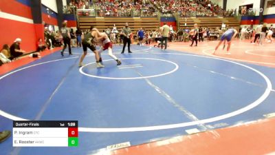 112 lbs Quarterfinal - Parker Ingram, Cleveland Takedown vs Eric Rooster, Henryetta Knights Wrestling Club