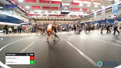 64 lbs Semifinal - Bracen Bloxsom, Tonkawa Takedown Club vs Sawyer Smith, Little Axe Takedown Club