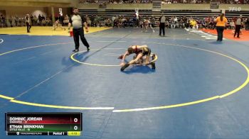 85 lbs Cons. Round 1 - Dominic Jordan, Shakopee vs Ethan Brinkman, Little Falls