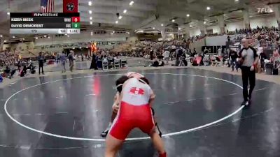 175 lbs Semis & 1st Wb (8 Team) - David Demorest, Summit High School vs Kizer Meek, Knoxville Halls High School