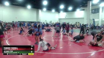 100 lbs Round 5 (8 Team) - Aniah Delgado, Indiana Smackdown Girls vs Sara Newell, Grappling Gators