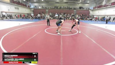 165 lbs Semifinal - Mitch Parrish, Poston Butte vs Nathaniel Gallardo, Sahuarita High School