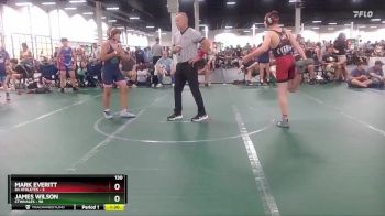 130 lbs Round 4 (6 Team) - James Wilson, CTWHALES vs Mark Everitt, 84 Athletes