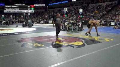 190 lbs Consi Of 4 - Danny Frailey, Trabuco Hills (SS) vs Mason Savidan, St. John Bosco (SS)