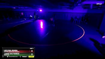 87-95 lbs Round 2 - Jaylynn Jensen, Aviator Wrestling Academy vs Laker Nau Rarick, Westlake