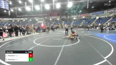 144 lbs Consi Of 32 #2 - Leo Paulson, Columbine HS vs Coan Naranjo, Bayfield