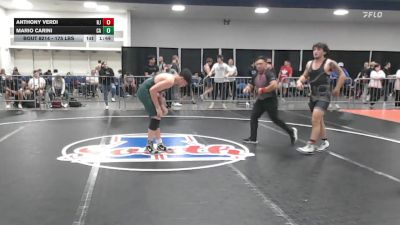 175 lbs Round Of 16 - Anthony Verdi, NJ vs Mario Carini, CA