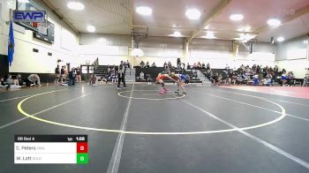 100 lbs Rr Rnd 4 - Charlee Peters, Tahlequah Girls HS vs Whitley Lott, Oologah