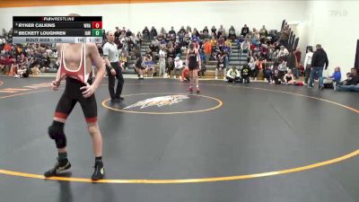 105 lbs Cons. Semi - Beckett Loughren, Immortal Athletics WC vs Ryker Calkins, Wrath