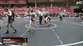 115 lbs Finals (2 Team) - Daxton Downing, Greater Heights vs Luke Cline, Kansas Mayhem