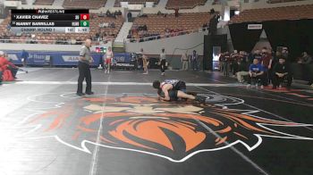 152-D1 Champ. Round 1 - Xavier Chavez, Sunnyside High School vs Manny Barrillas, Highland High School