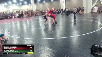 215 lbs Round 3 (10 Team) - Elijah Smith, Genoa Wrestling Club vs Elisha Johnson, Hawkstyle Elite