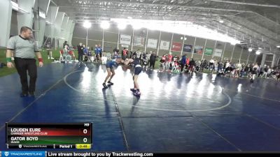 92 lbs Cons. Round 4 - Louden Eure, Charger Wrestling Club vs Gator Boyd, Idaho
