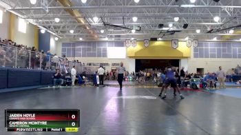 144 lbs Cons. Round 2 - Jaiden Hoyle, Corinth High School vs Cameron McIntyre, Desoto Central