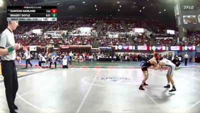 AA - 118 lbs Cons. Round 3 - Bradey Doyle, Butte vs Dawson Hamland, Flathead (Kalispell)