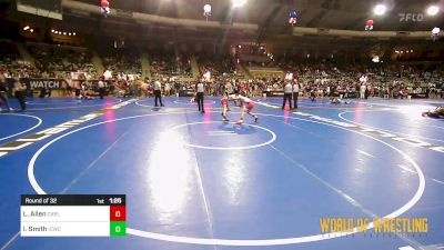 95 lbs Round Of 32 - Lucas Allen, Carl Junction Takedown Club vs Isaac Smith, Indian Creek Wrestling Club