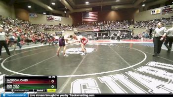 2A 175 lbs Cons. Round 2 - Ben Peck, North Summit vs Jackson Jones, Kanab